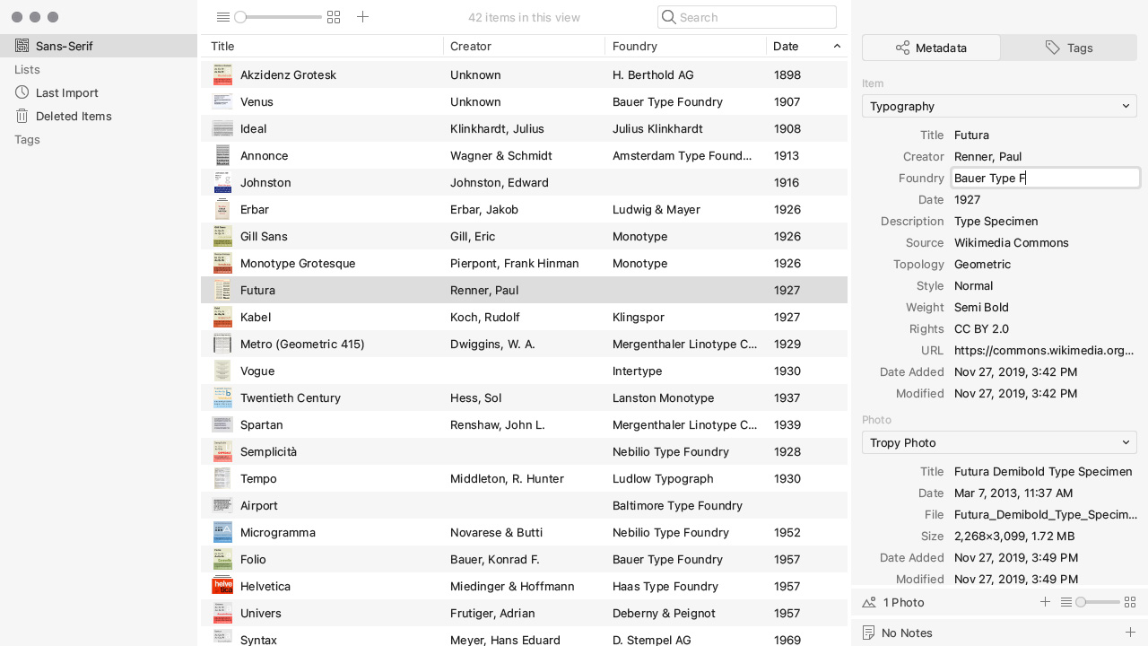 Screenshot featuring the editing of a custom template’s metadata field.